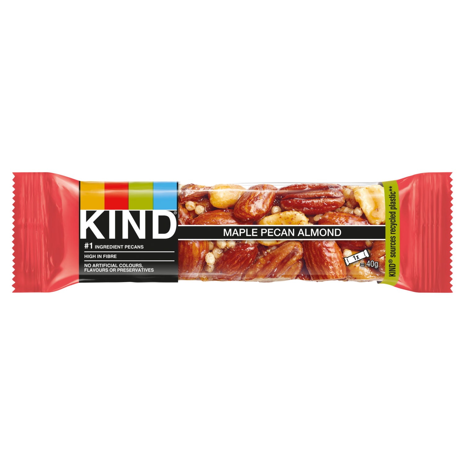 KIND Maple Pecan Almond nut bar 40g, UK version