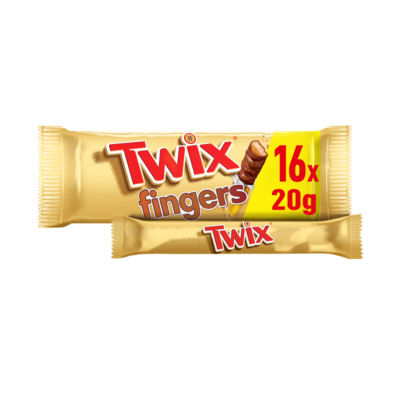 Twix caramel chocolate multipack 16 x 20g (British brand)