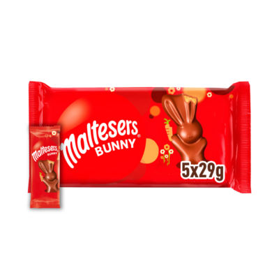 Maltesers chocolate bunny multipack 5 x 29g - British product