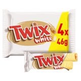 Twix white chocolate multipack 4 x 46g, imported from the UK