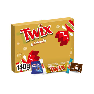 Twix and Friends Christmas selection box 140g, UK version