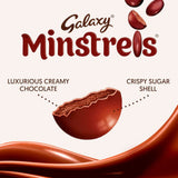 Galaxy Minstrels chocolate buttons 118g sharing bag (British brand)