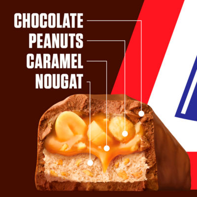 Snickers chocolate snack bars multipack 276g (British brand)