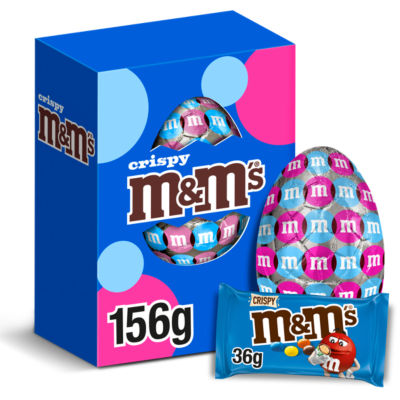 M&M's Crispy Milk Chocolate Easter egg 192g, UK version