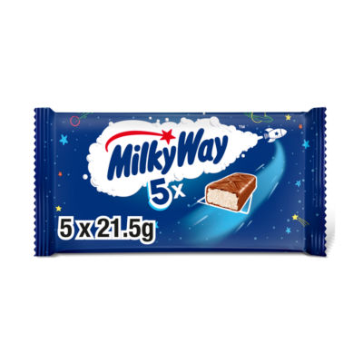 Milky Way chocolate bar multipack 5 x 21.5g (British brand)