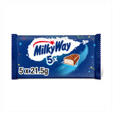 Milky Way chocolate bar multipack 5 x 21.5g (British brand)