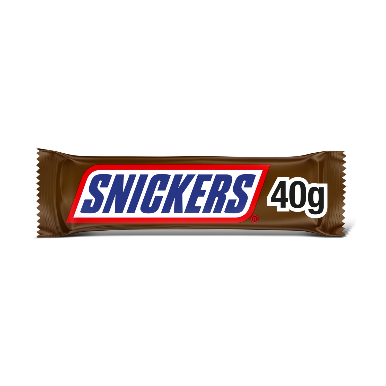 Snickers peanut caramel chocolate bar 40g, UK version
