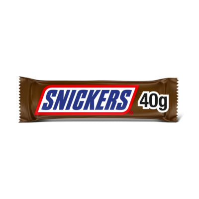 ASDA Snickers Peanut & Caramel Chocolate Bar 40g- Buy online at McGrocer