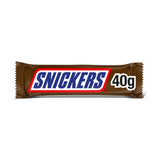 Snickers peanut caramel chocolate bar 40g, UK version