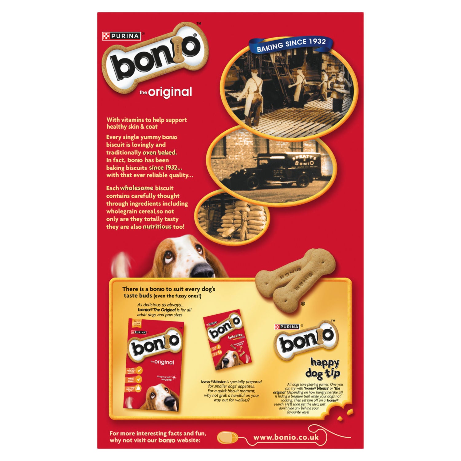 Bonio Original dog biscuits 650g - British product