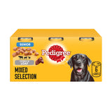 Pedigree Senior Wet Dog Food Tins Meat in Loaf 6 x GOODS ASDA   