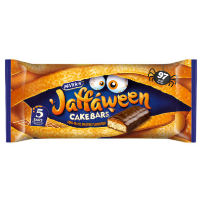 McVitie's Jaffaween orange cake bar multipack 122g (British brand)