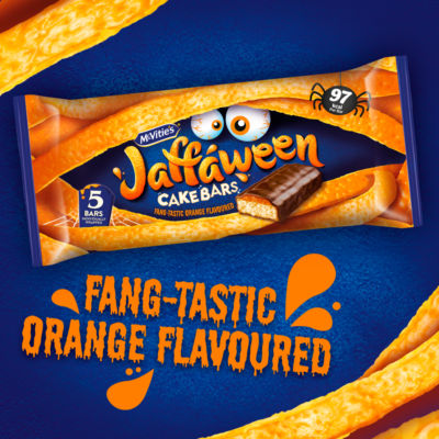 McVitie's Jaffaween orange cake bar multipack 122g (British brand)