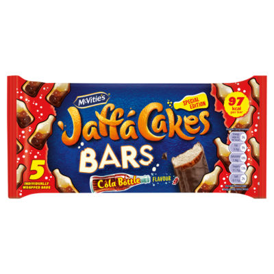 McVitie's cola Jaffa Cakes bars 5 pack (British brand)