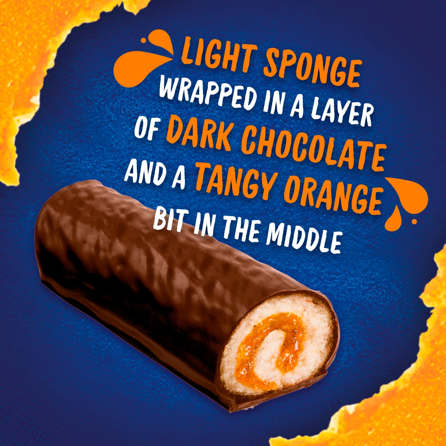 McVitie's Jaffa Cake Original Mini Rolls 5 x 26.6g, 133g, imported from the UK