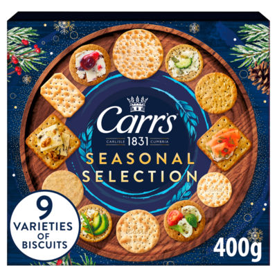 Carr's crackers assortment 400g, imported from the UK