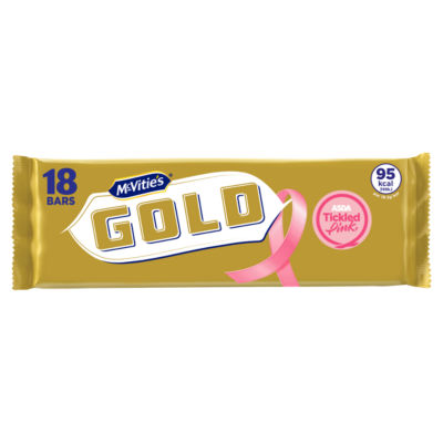 McVitie's Gold biscuit bars 106g, imported from the UK