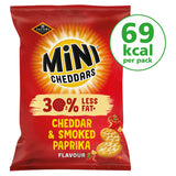 Jacobs Mini Cheddars 30% Less Fat Cheddar & Smoked Paprika Baked Snacks Sharing Bag 115g GOODS ASDA   