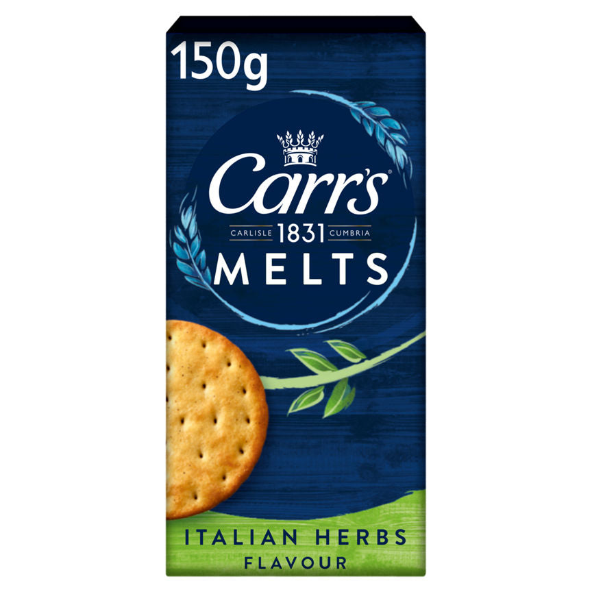 Carr's Melts Italian Herbs Flavour Crackers GOODS ASDA   