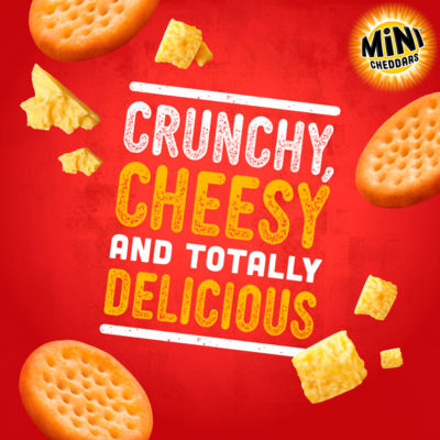ASDA Jacobs Mini Cheddars Red Leicester Flavour Savoury Biscuits 12x23g- Buy online at McGrocer