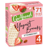 Go Ahead strawberry fruit yogurt breaks snack bars 142g multipack, UK version