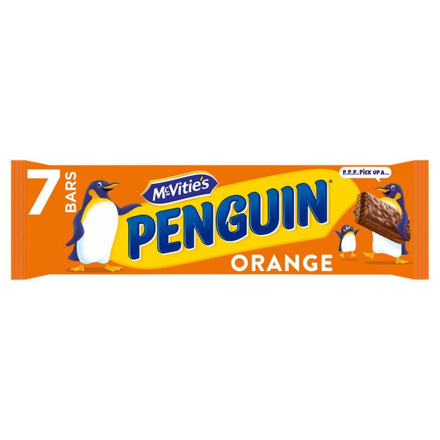 McVitie's Penguin Orange Bars 7 x 24.6g (172.2g) GOODS ASDA   