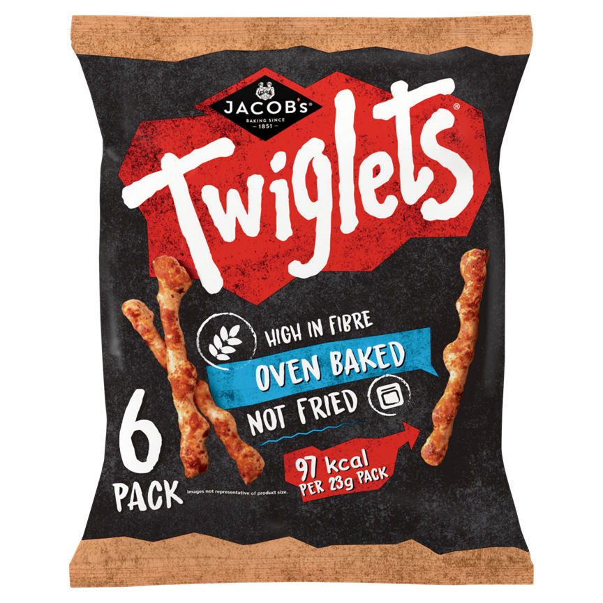 Jacob's Twiglets 6 x 23g GOODS ASDA   