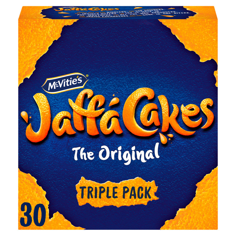 McVitie's Jaffa Cakes Original triple pack 330g, imported from the UK
