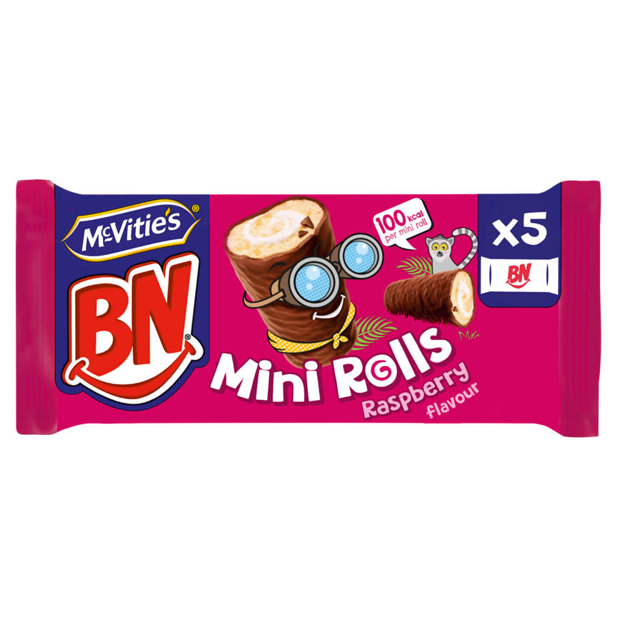 McVitie's BN 5 Mini Rolls Raspberry Flavour GOODS ASDA   