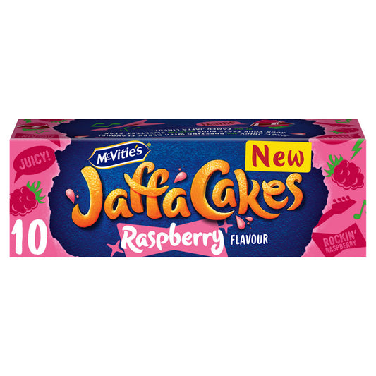 McVitie's Jaffa Cakes Original Biscuits Raspberry Flavour 10 Cakes, 110g GOODS ASDA   