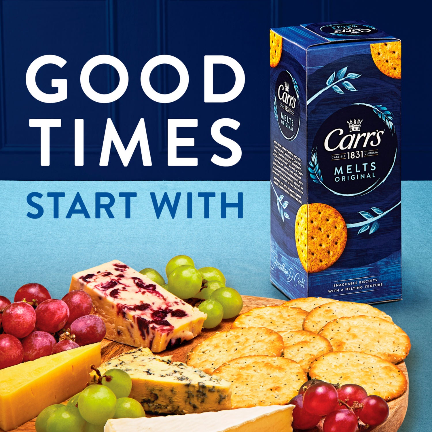 Carr's Melts Original Crackers 150g - British product