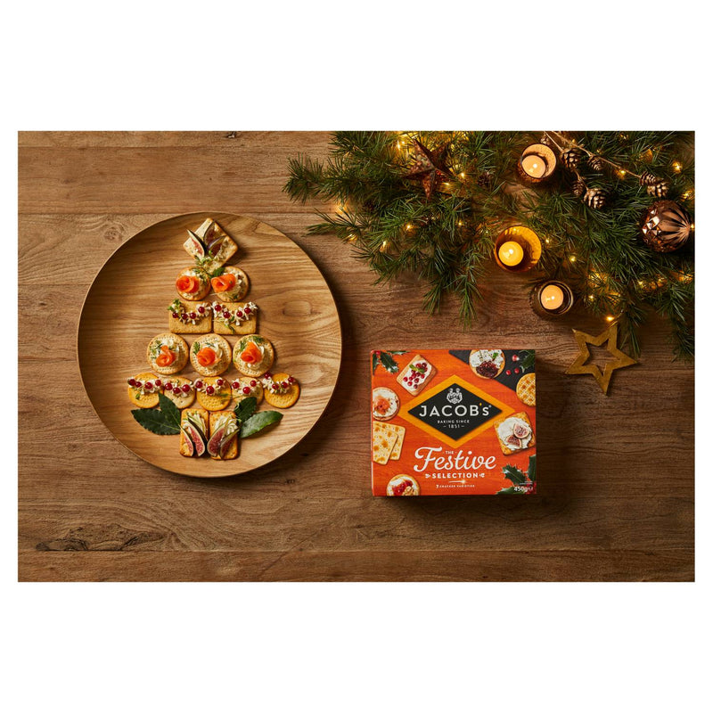 Jacob's 7 variety crackers for cheese 450g (British brand)