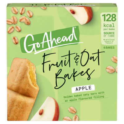 Go Ahead Apple snack bars 210g, UK version