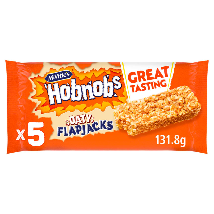 McVitie's Hobnobs 5 Oaty Flapjack 131.8g GOODS ASDA   