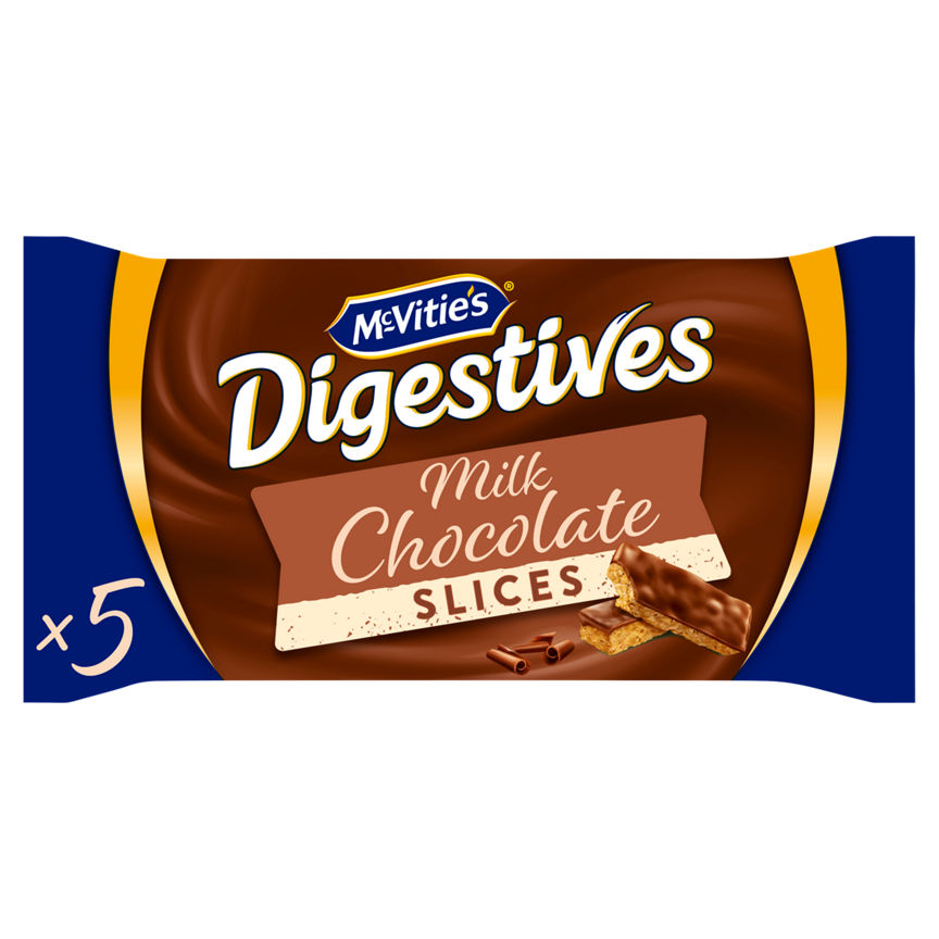 McVitie's 5 Digestive Slices Topped with Milk Chocolate GOODS ASDA   