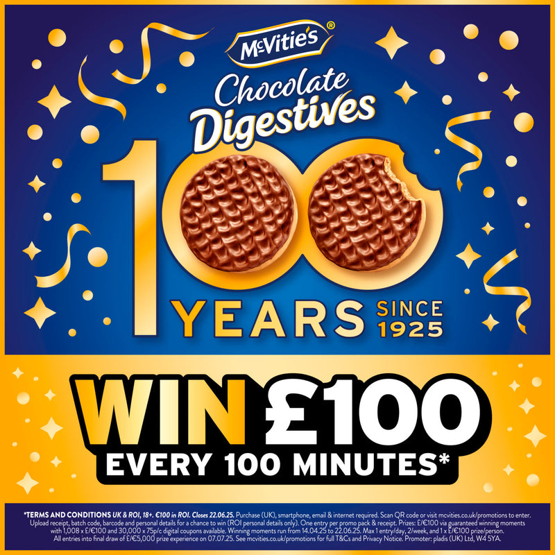 McVitie's milk chocolate digestive slices 114.1g, imported from the UK