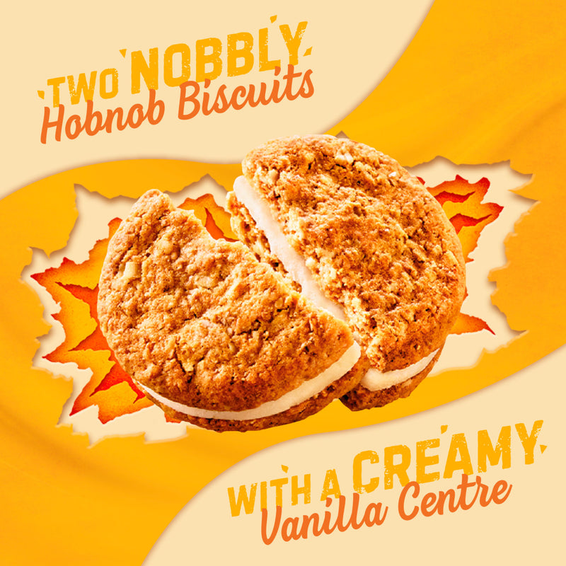 McVitie's Hobnobs Vanilla Creams biscuits 160g, imported from the UK