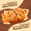 McVitie's Hobnobs Chocolate Cream Biscuits 160g, imported from the UK