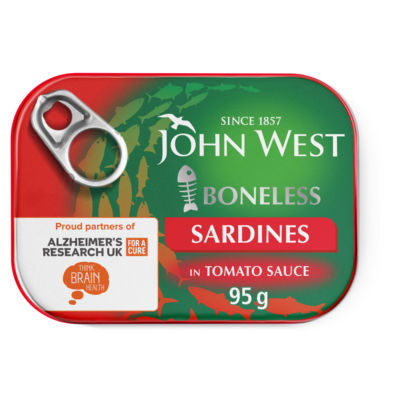 John West Benfrie Sardiner i tomatsaus hermetisk sardiner 95g