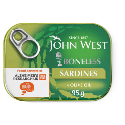 John West Sardiner uten bein i olivenolje Hermetiske Sardiner 95g