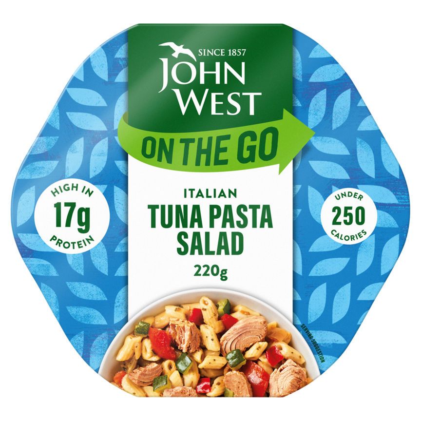 John West On The Go Italian Tuna Pasta Salad GOODS ASDA   