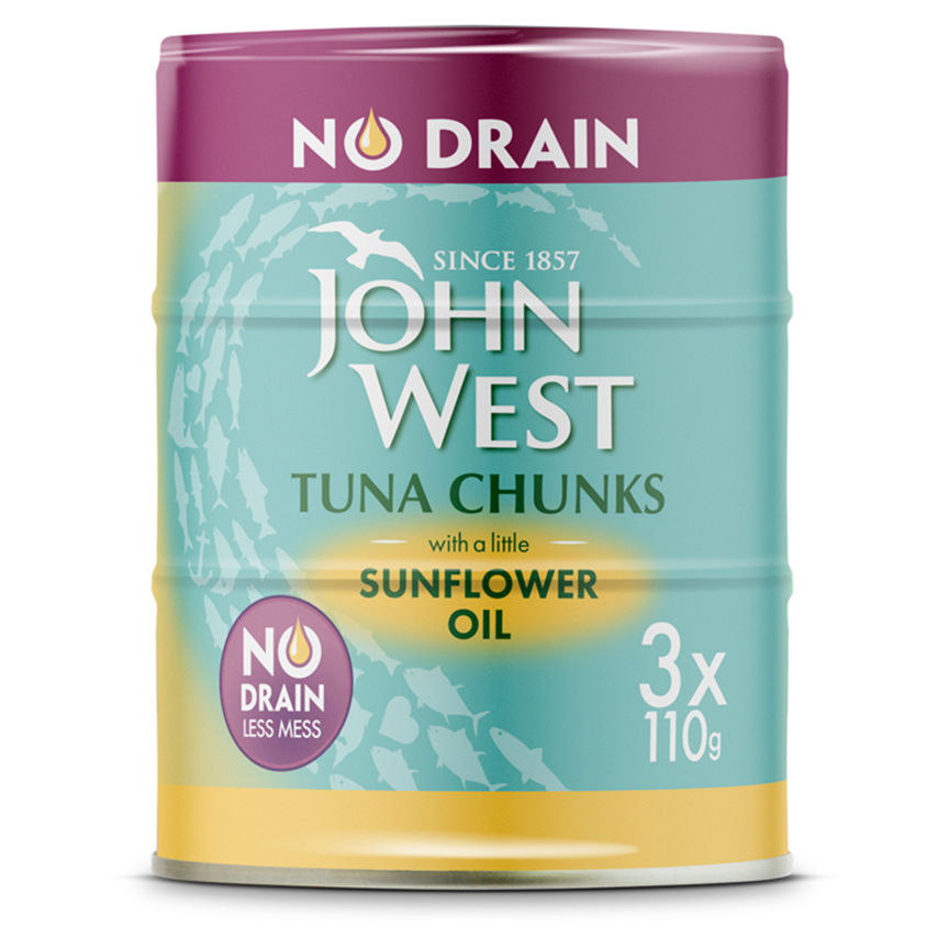 John West Tuna Chunks with a Little Sunflower Oil GOODS ASDA   