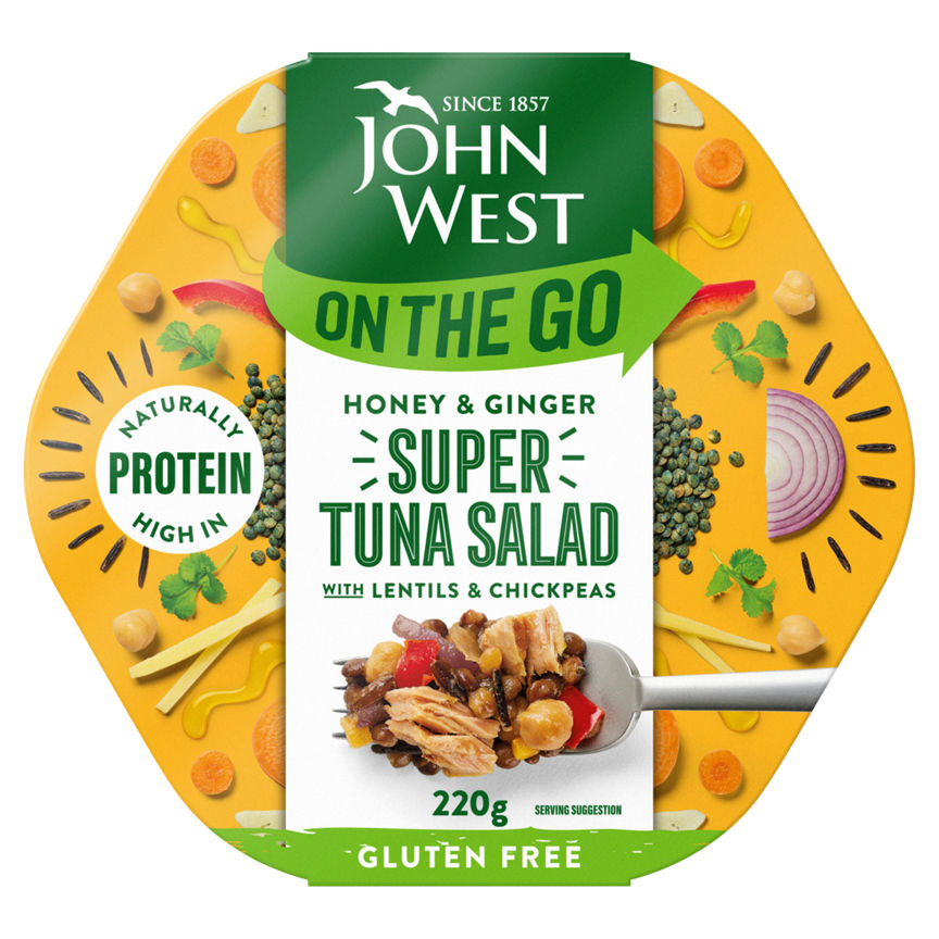 John West On the Go Honey & Ginger Super Tuna Salad GOODS ASDA   