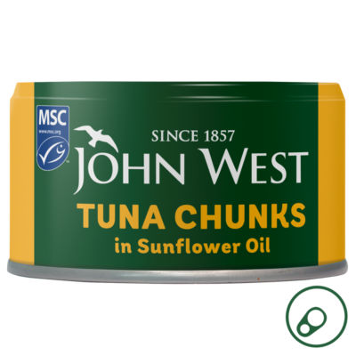 ASDA John West Tuna Chunks in Sunflower Oil 125g (95g drained)- Buy online at McGrocer