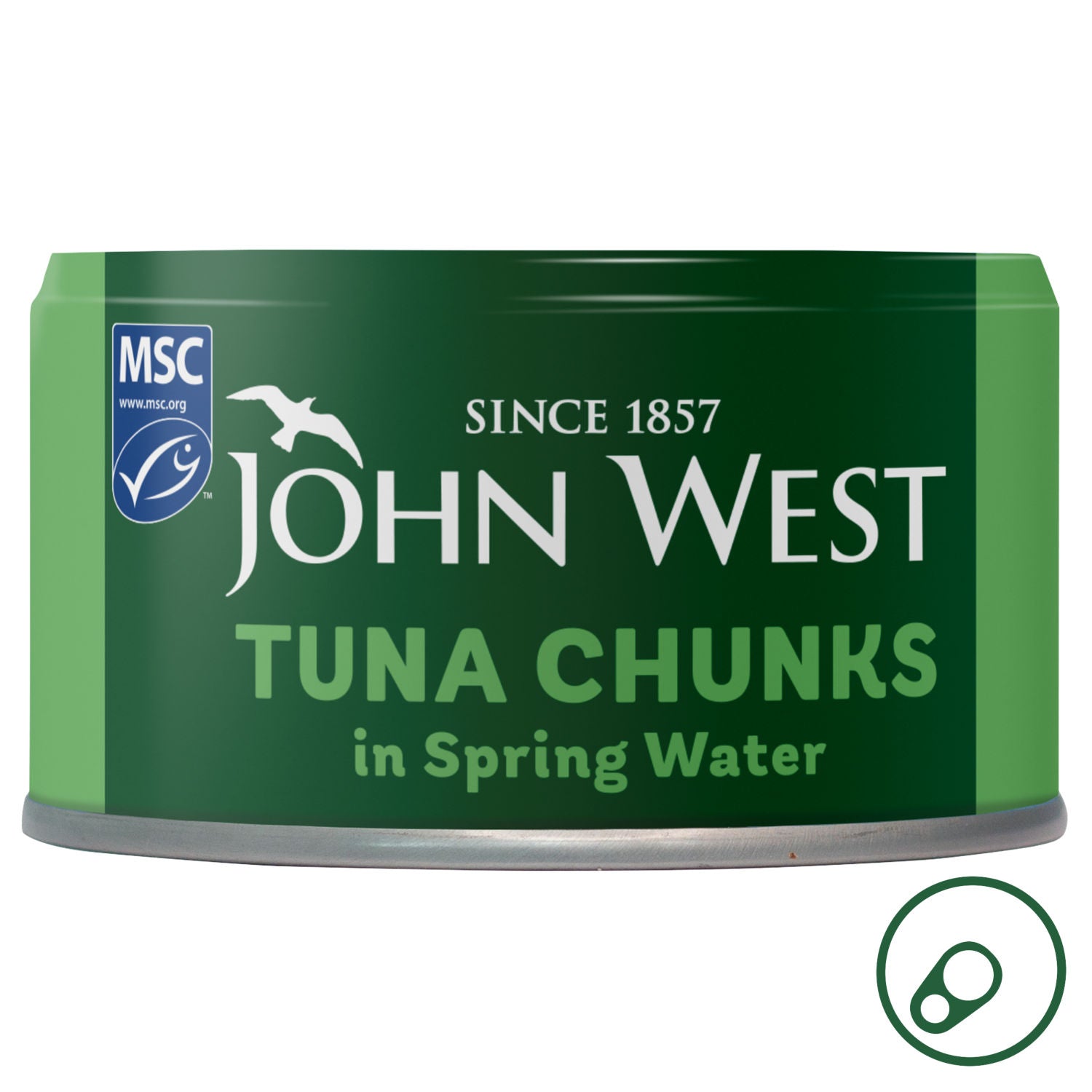 John West Tuna Chunks in Spring Water MSC 125g (102g drained)