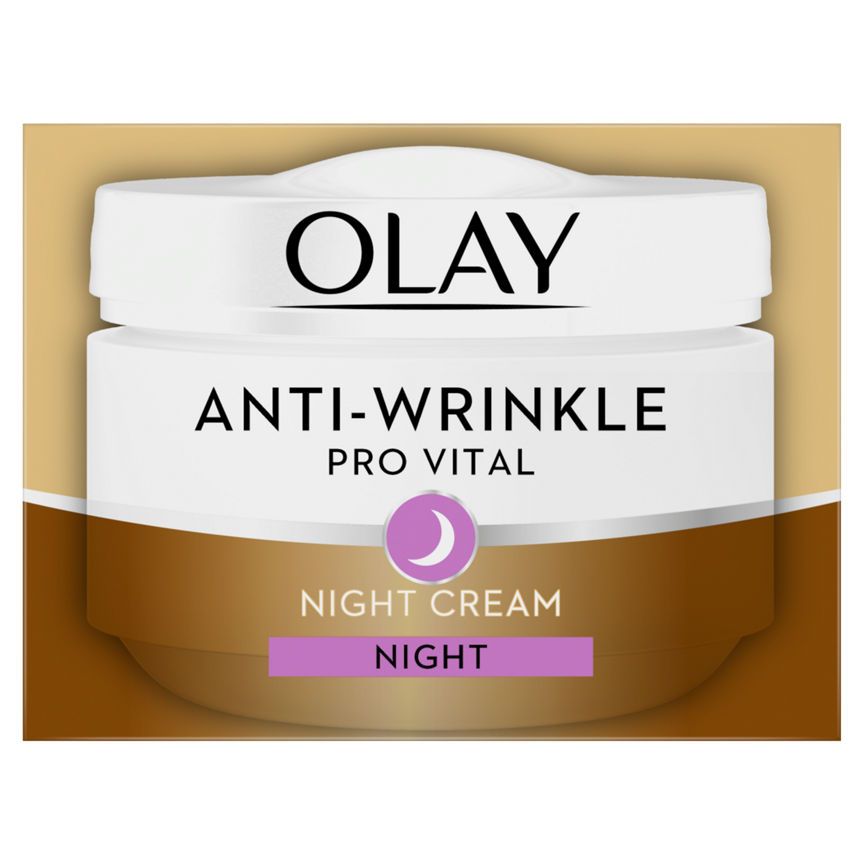 Olay Anti Wrinkle Pro Vital Moisturising Night Cream GOODS ASDA   