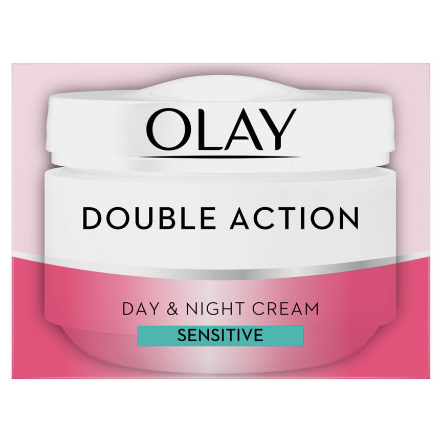 Olay Double Action Sensitive Moisturiser Day Cream & Primer GOODS ASDA   