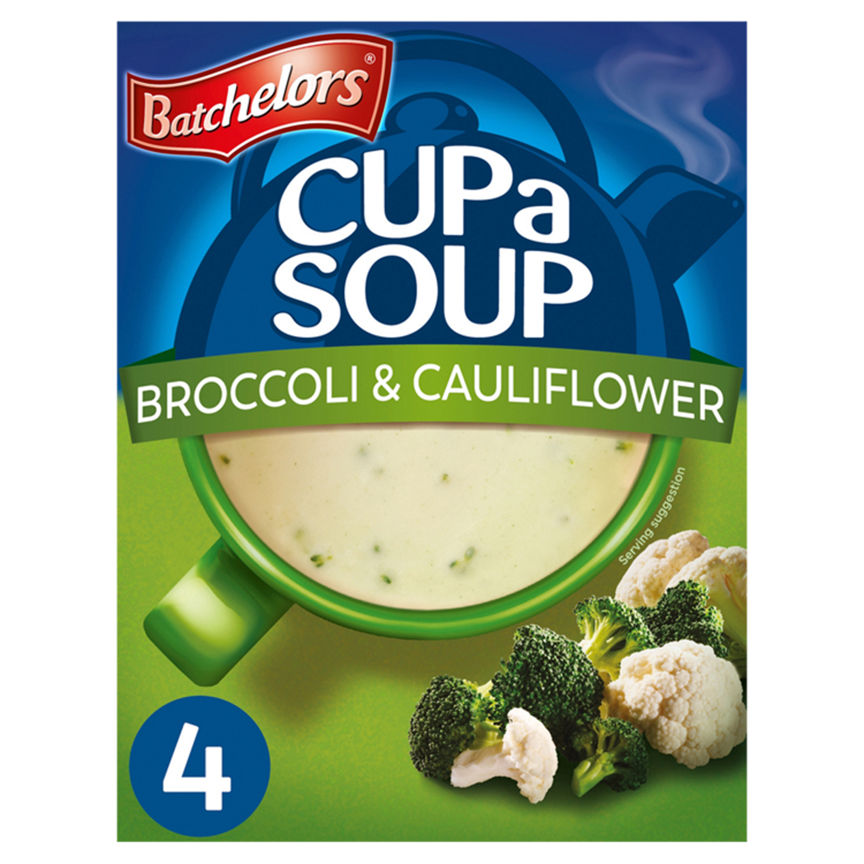 Batchelors 4 Cup a Soup Broccoli & Cauliflower 101g GOODS ASDA   