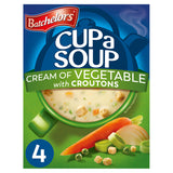 Batchelors Cup a Soup Cream of Vegetable with Croutons 4 Instant Soup Sachets GOODS ASDA   