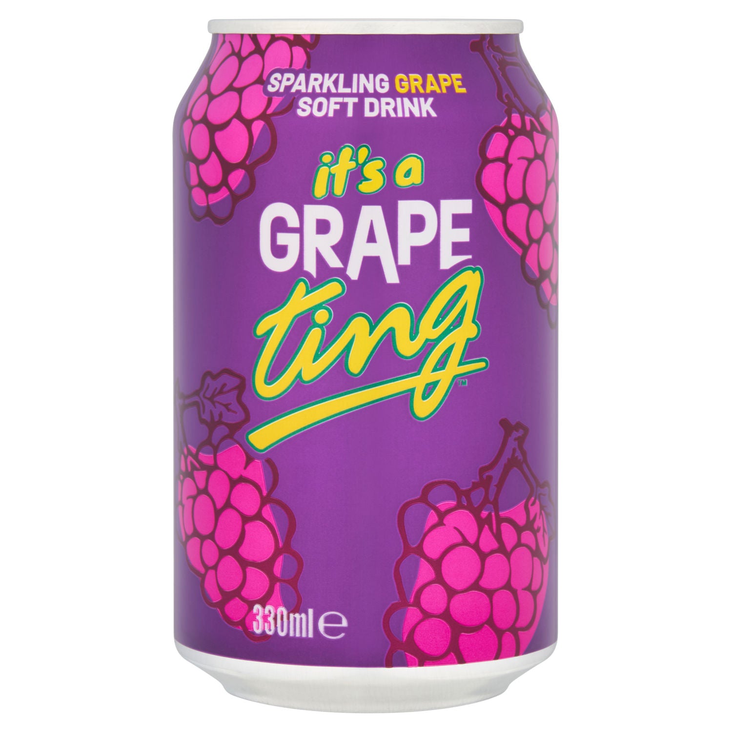 Ting sparkling grape soft drink 330ml (British brand)